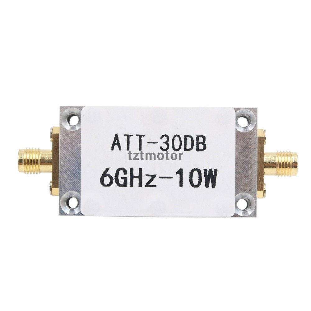 10W 30DB RF Attenuator SMA Fixed Attenuator Work+Power Meter Spectrum Analyzer