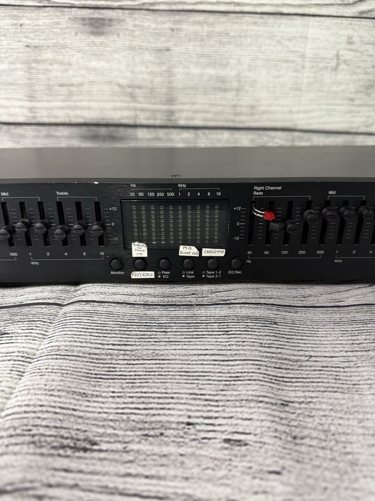 AudioSource EQ Eleven 10 Band Graphic Equalizer UNTESTED READ