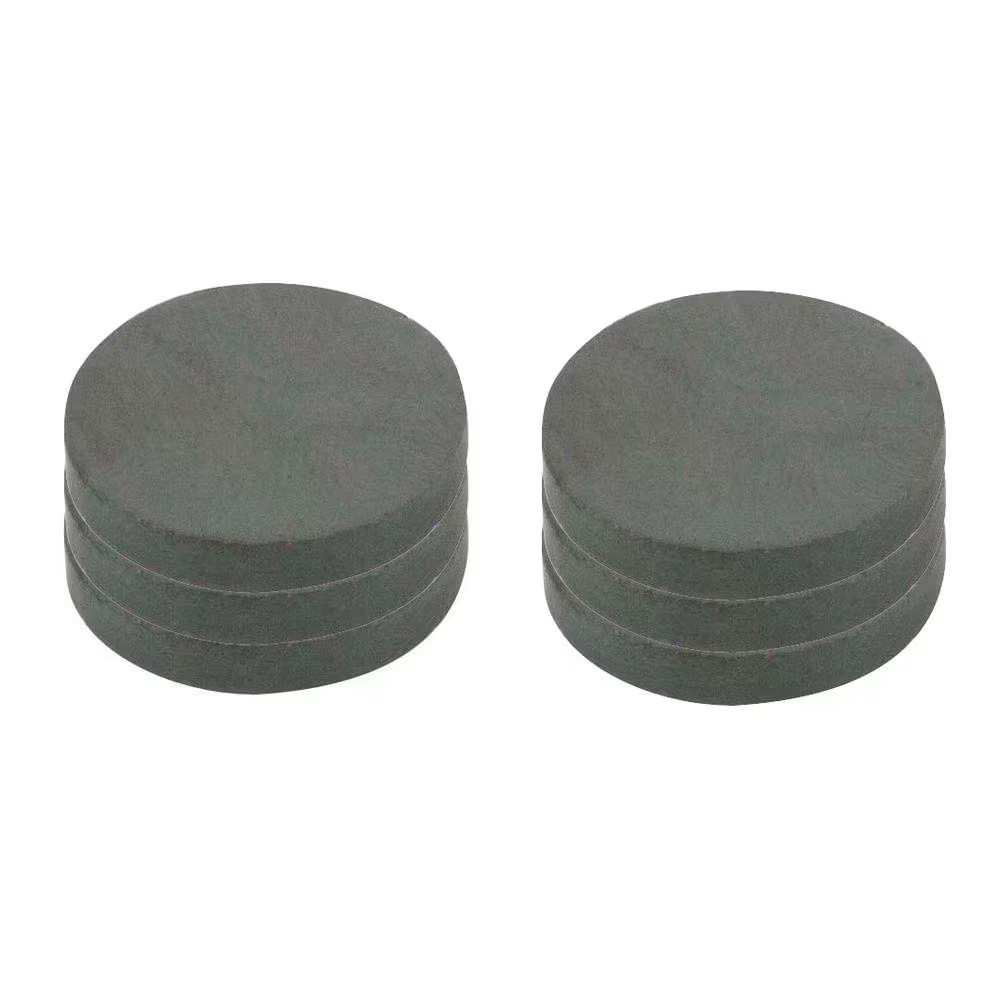 1 In. Dia Black Disc Magnet (6 per Pack)