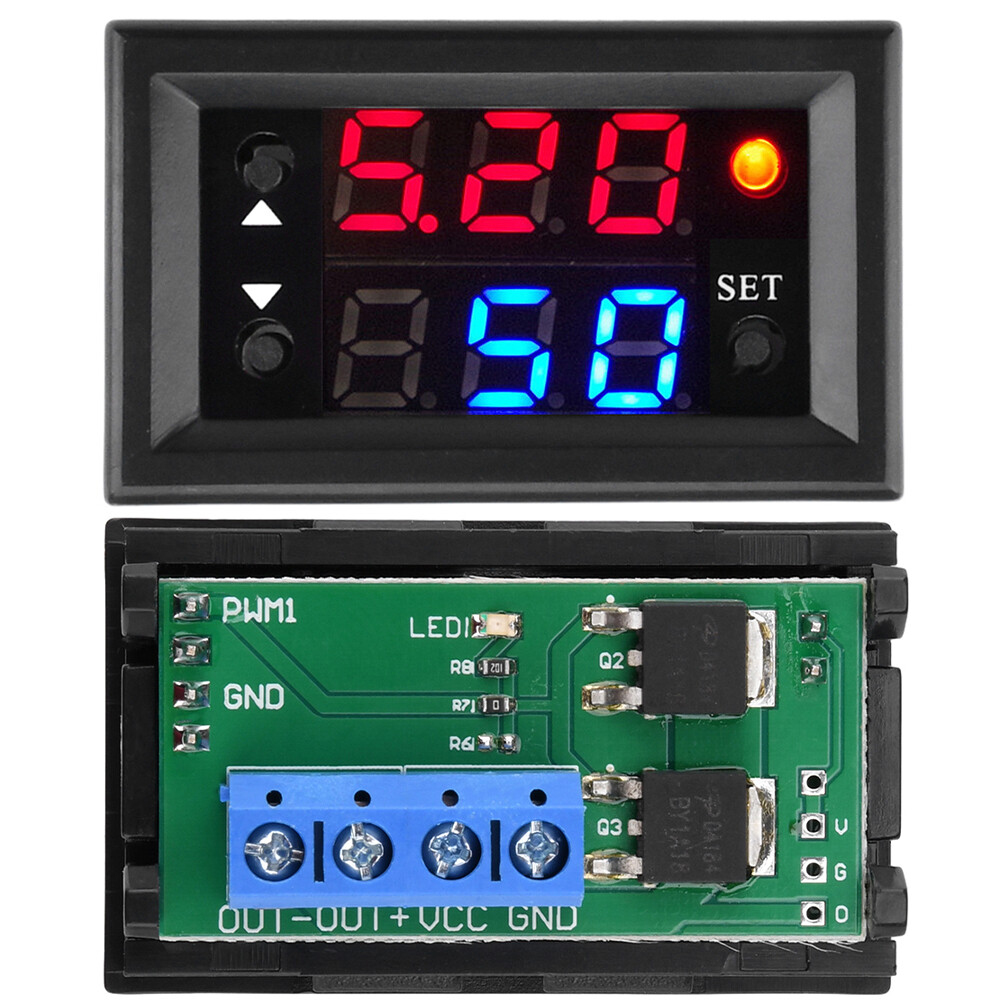 DC4-28V Digital Cymometer Speed Controller Frequency Tester Duty Cycle Adjustabl