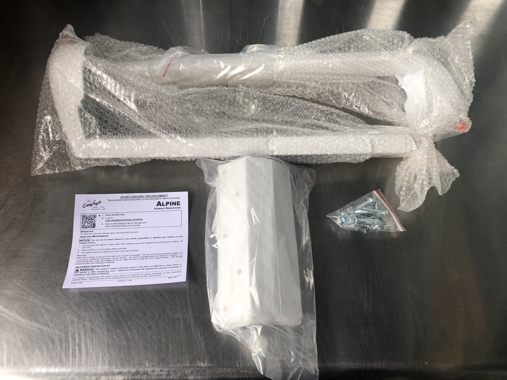 Carefree KG25T15 Alpine Awning Mounting Kit White NEW! FREE SHIPPING!!!