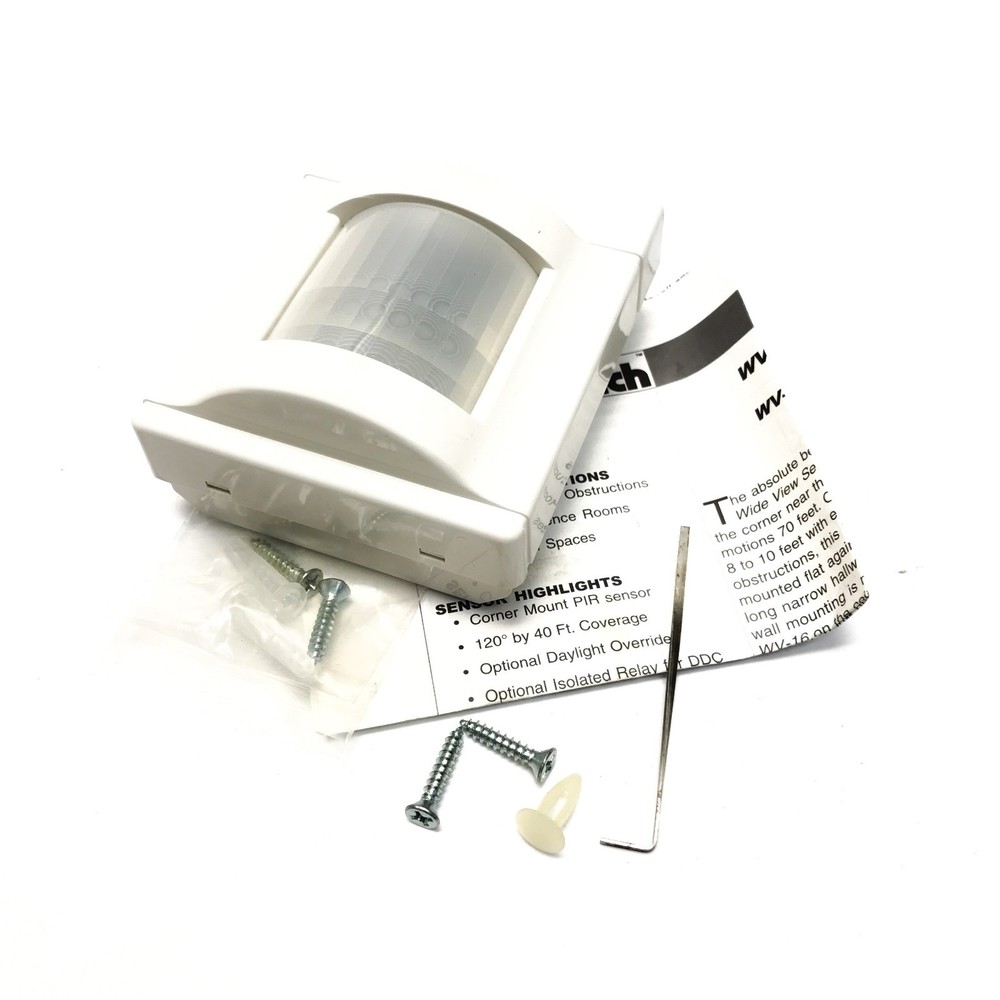 Sensorswitch WV-16 Low Voltage, Wide View Sensor, White