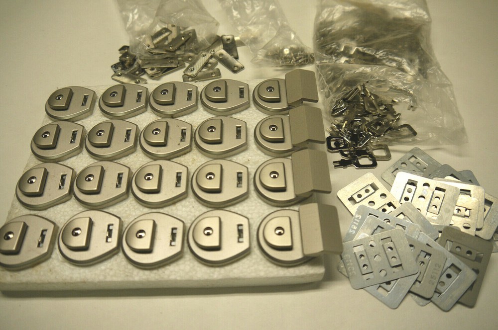 Wholesale solid heavy duty Brushed Nickel Lock. 11 pieces.