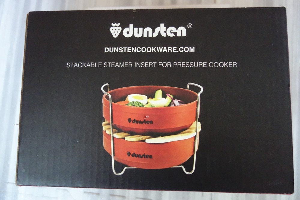Dunsten Stackable Steamer Insert Pans 6/8 Qt Electric Pressure Cookers Instapots