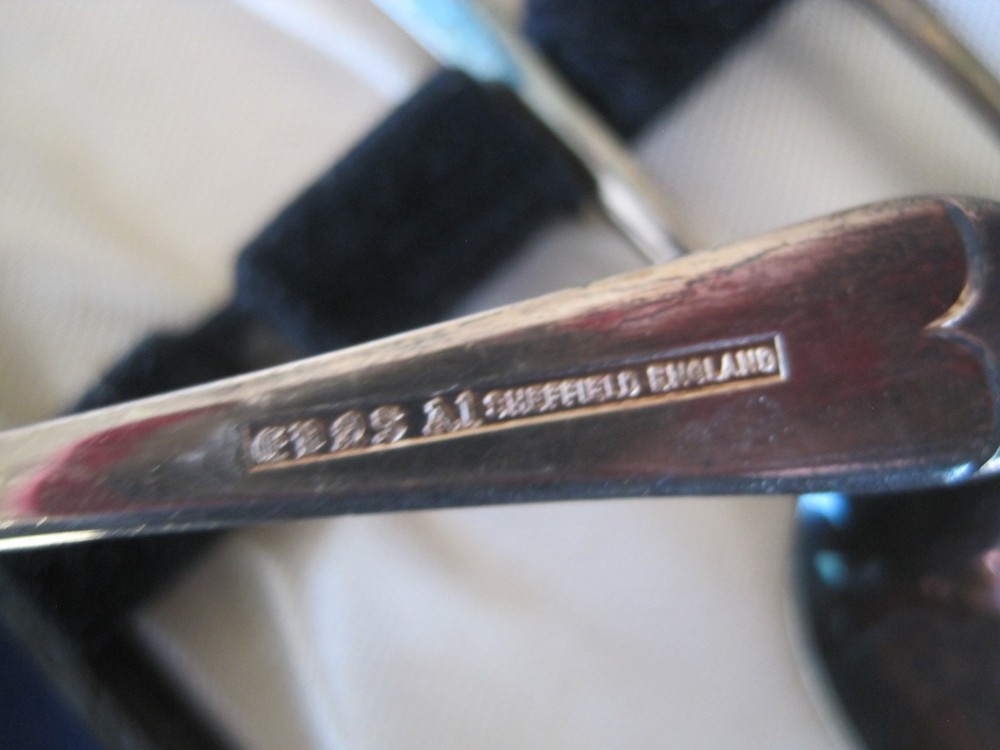 Viners Spoon Set in Box Sheffield England