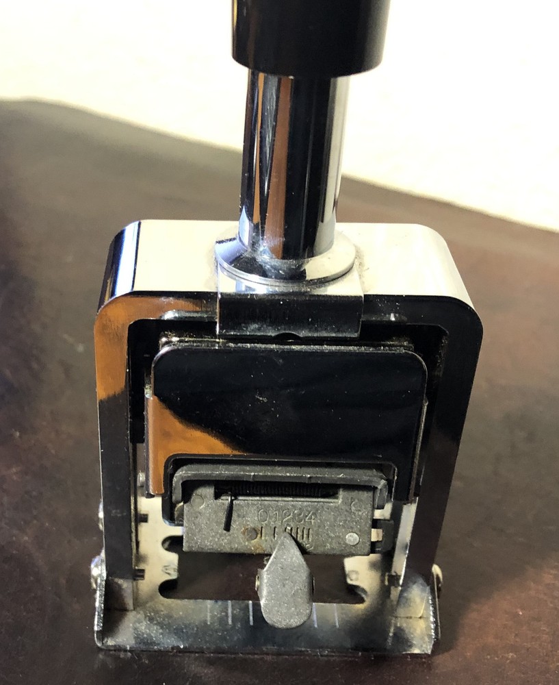 Rogers 04213 Automatic Numbering Machine Stamp
