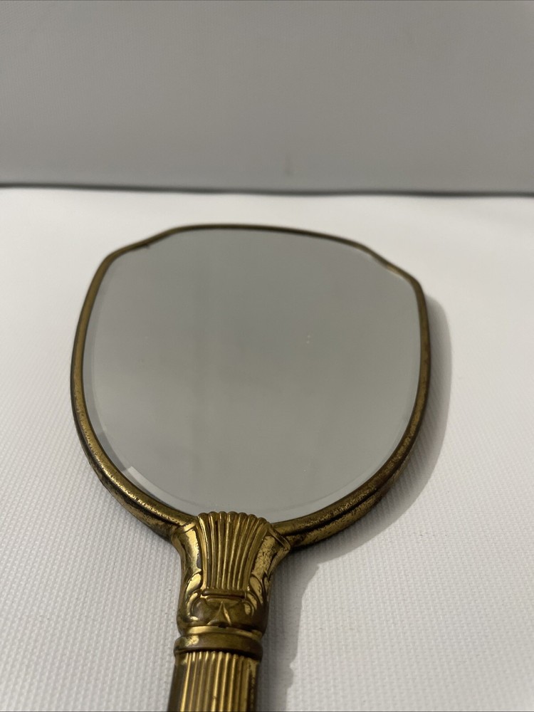 Antique Handheld Vanity Mirror