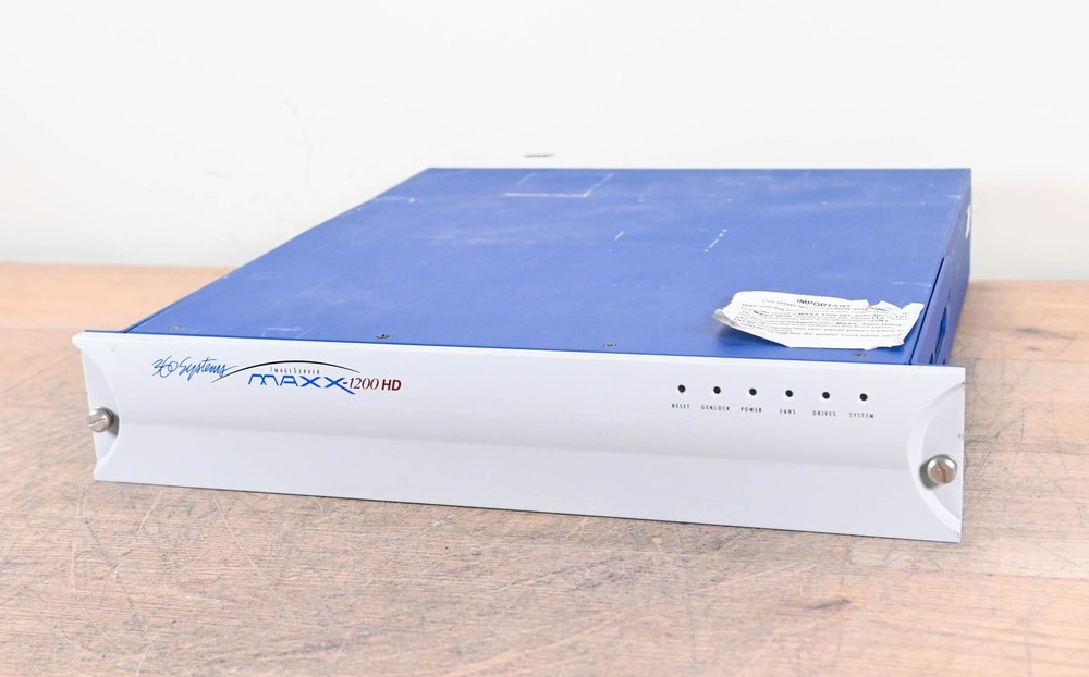 360 Systems MAXX-1200HD High Definition Broadcast Server CG0007T
