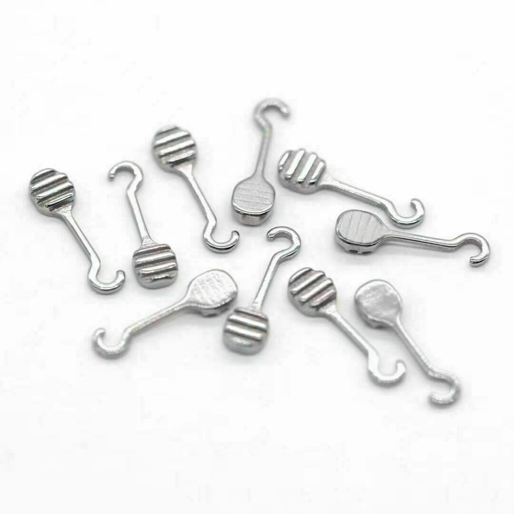 Dental Orthodontic Bonding Traction Crimpable Hook Adhesive Hook Right Left Long