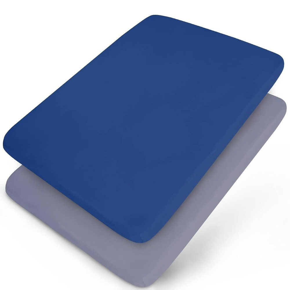 Pack N Play Fitted Sheets Portable Playard Sheets for Graco 2 Pack 38"x26.5"