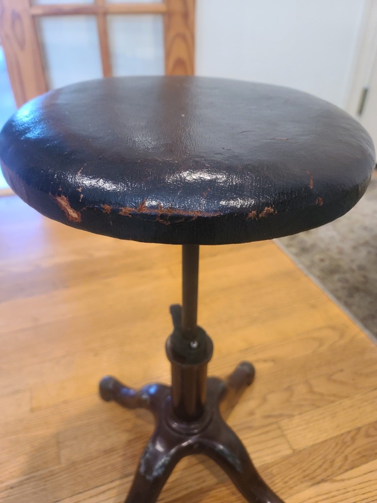 Antique Metal Stool