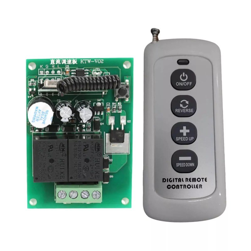 DC12V Motor Controller Kit Speed Regulator Wireless Remote Control Electric NEW
