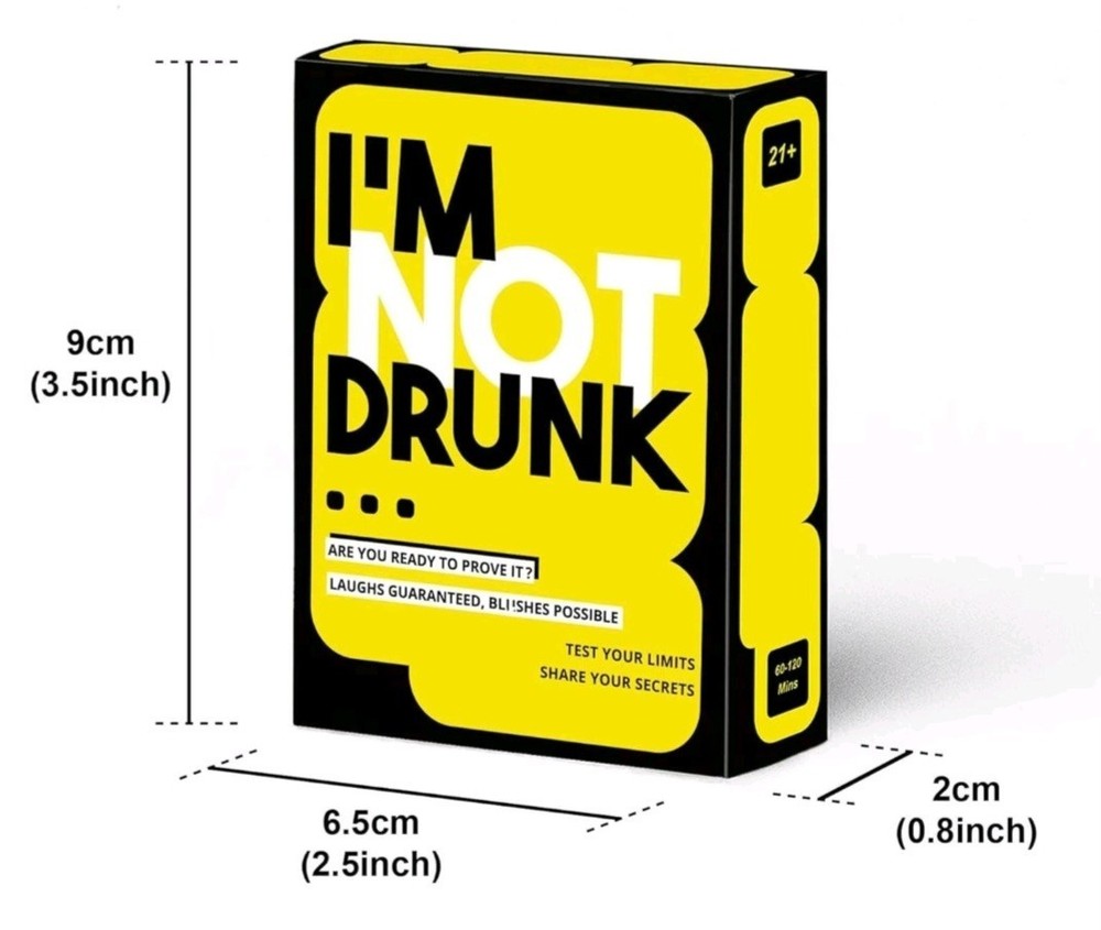 "I'm Not Drunk Card Game"