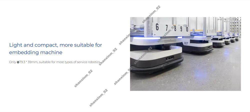 M10P Navigation Obstacle Avoidance LiDAR for Unmanned forklift、 AGV、Industrial