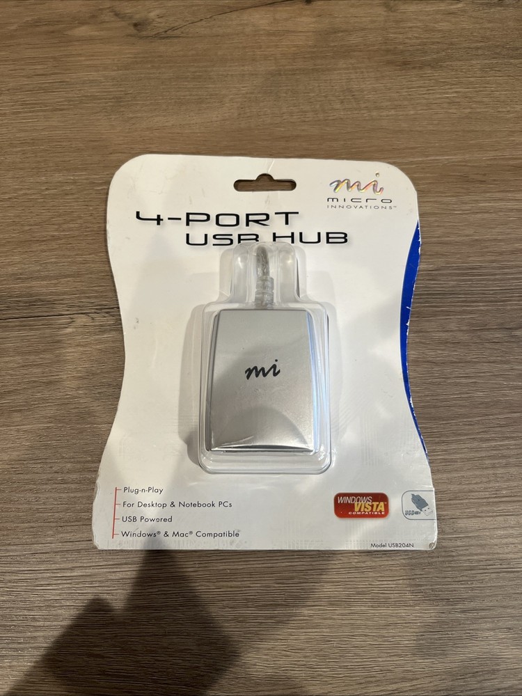 Micro Innovations  Micro Mobile (USB204N) 4-Ports External Hub