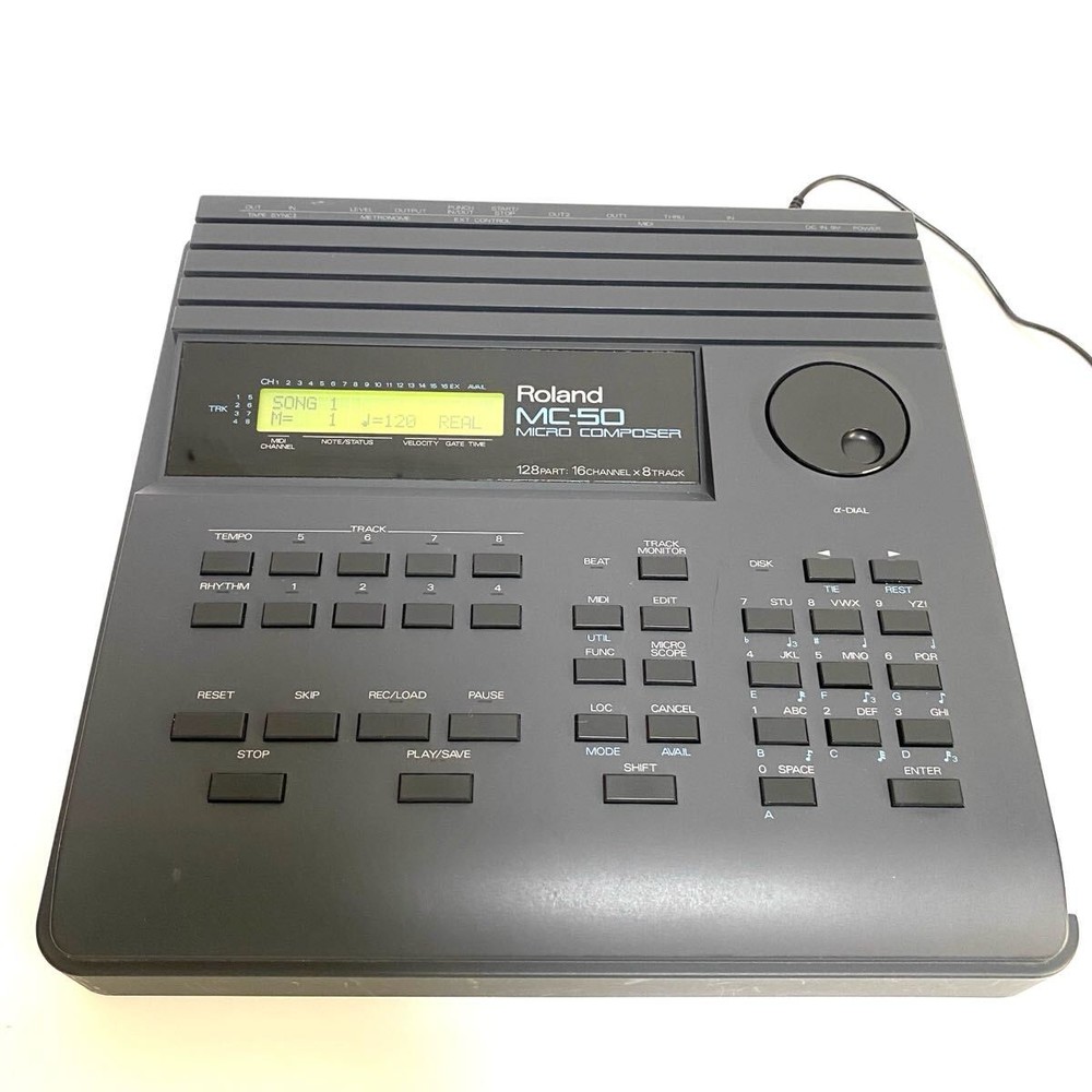 Roland MC-50 Micro Composer Sequencer Power on confirmed only.