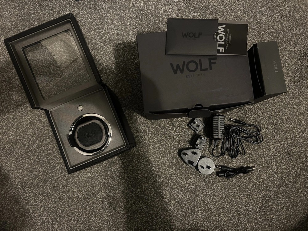 Wolf Cub Automatic Watch Winder Module 1.8 - NEW - BOXED - Model 461103 - Black