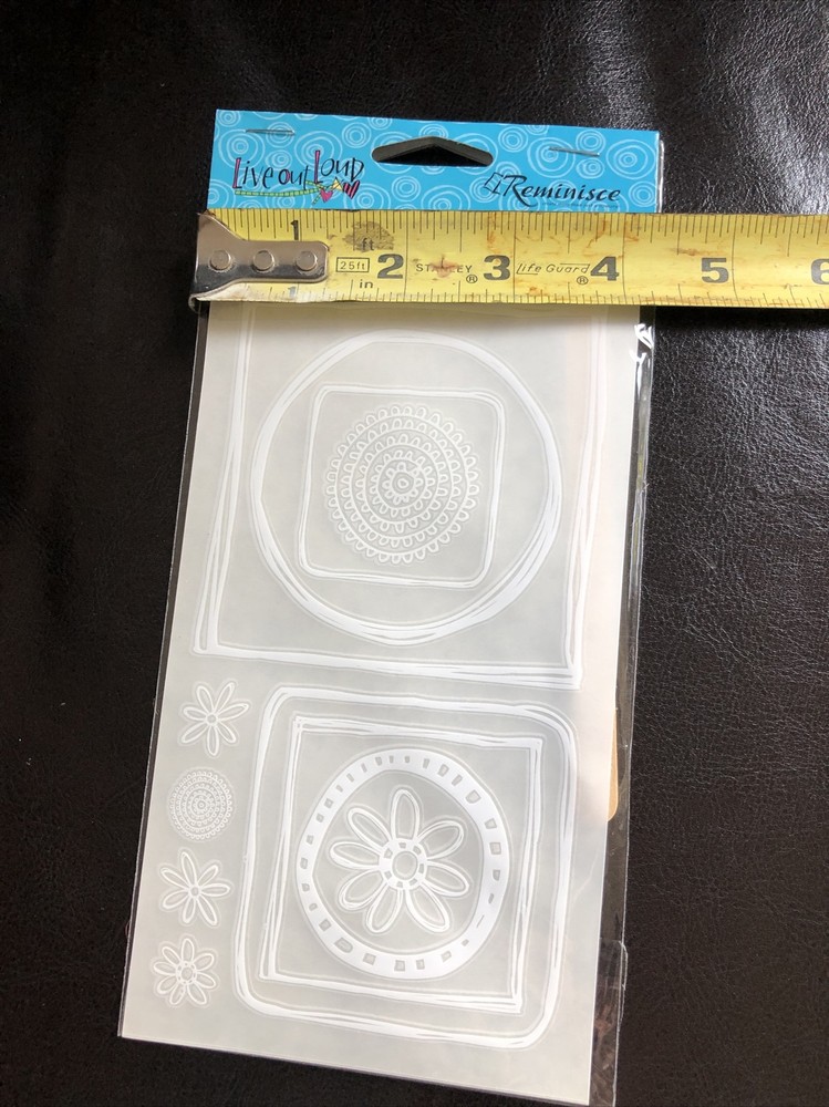 Reminisce Creative Rub-on Transfer for Scrapbooking, Crafts
