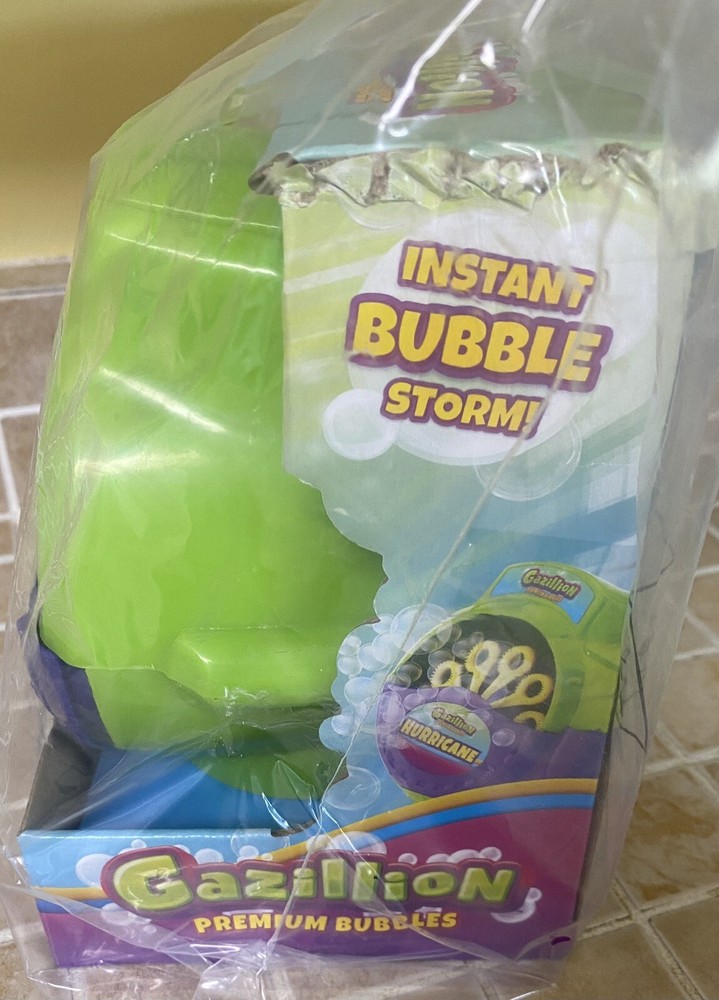 Gazillion Bubbles Hurricane Bubble Making Machine Portable Bubble Maker