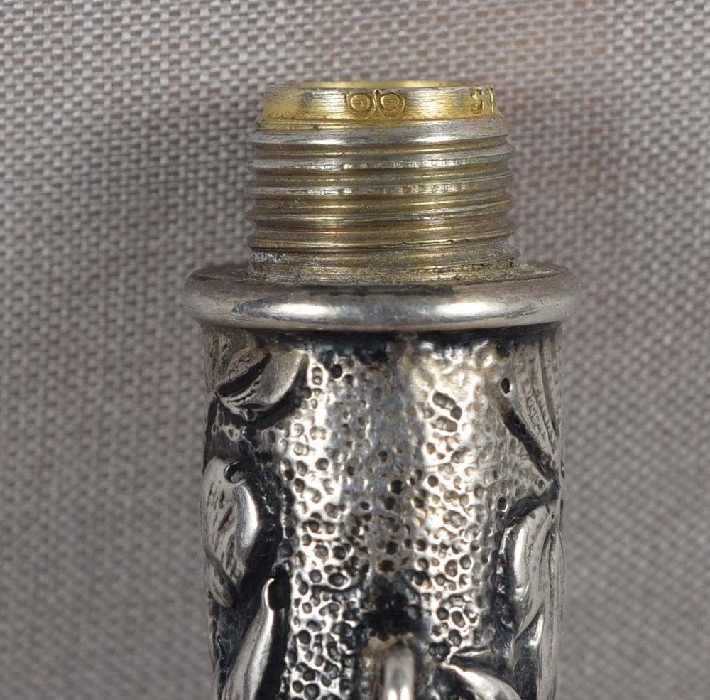 Victorian sterling silver PERFUME BOTTLE