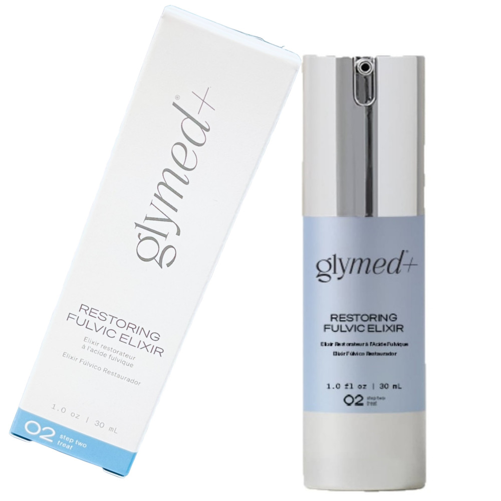 GlyMedPlus Skin Restoring Fulvic Elixir 1oz 30ml, New Packaging