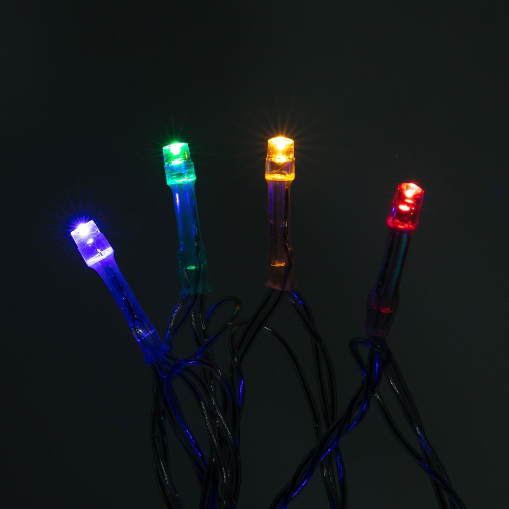 80-LED-Bead String Light 4 Colors Decorative Light Atmosphere Lamp W/ Controller