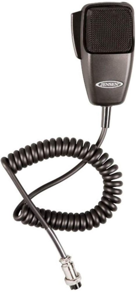 Jensen JMICHND Hand Held Microphone, Momentary Push to Talk Button