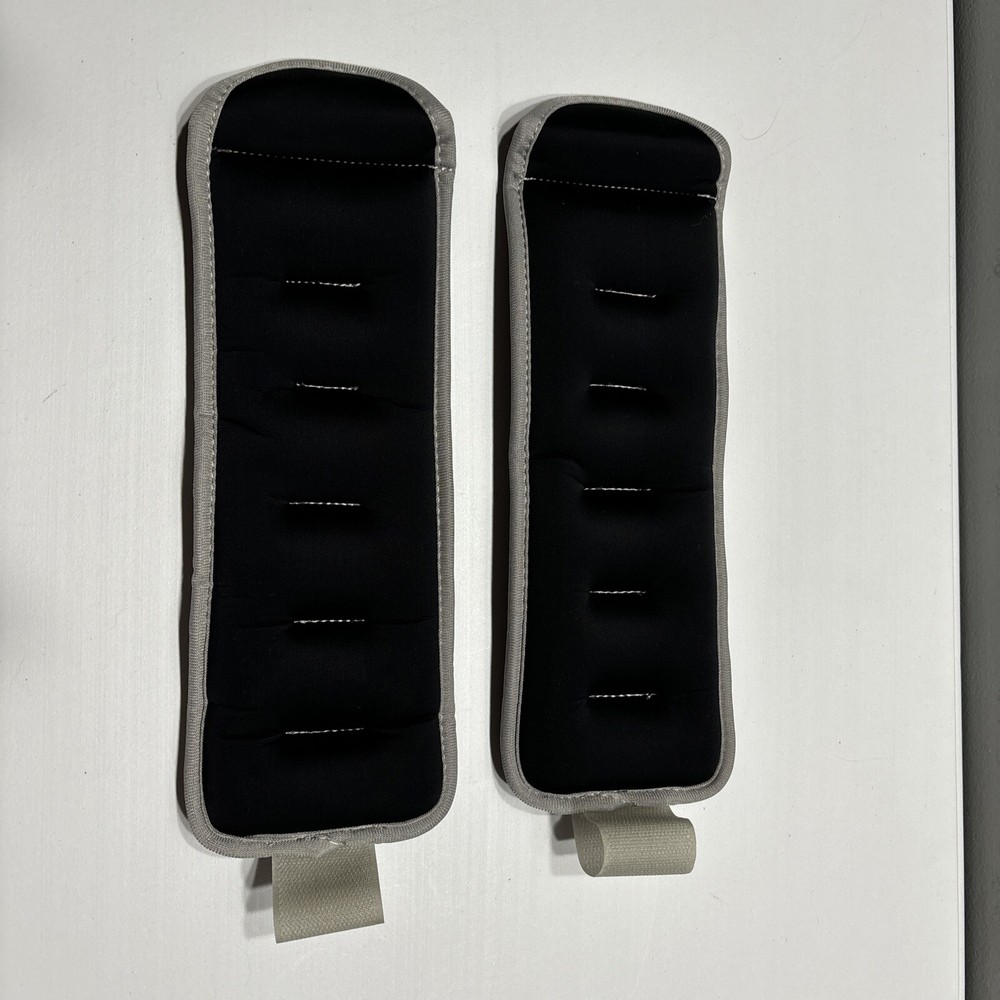 NEALFIT Ankle Weights 1.5 Lbs Each Black