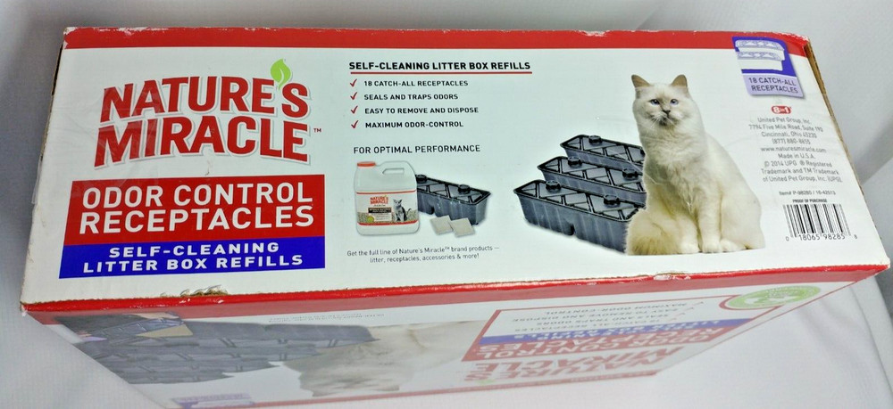 Nature’s Miracle Odor Control Receptacles First Gen 18 Count NOB