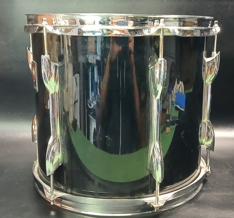 BLACK PREMIER 12" X 10" RACK TOM DRUM