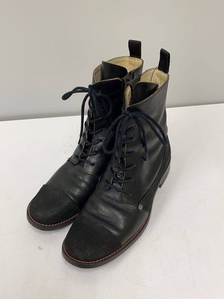 Lace-Up Boots/Black/Leather 3544