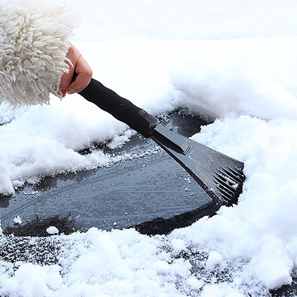 2x Car Windshield Ice Scraper with Foam Handle No Scratch Frost Scraper Universa