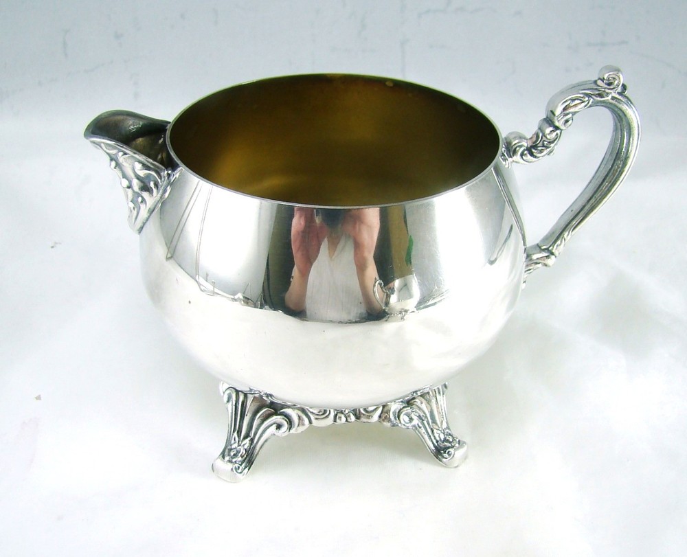 Oneida Silverplate DU MAURIER Footed Creamer