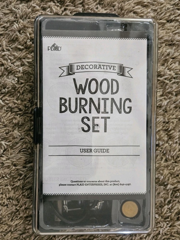 Plaid Decorative Wood Burning Set Soldering Interchangeable Tips