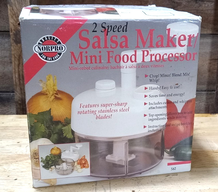 Vintage Norpro 2-speed  Mini Food Processor Salsa Maker