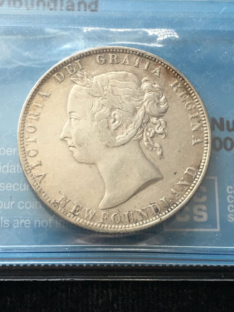 1900 CCCS Graded Newfoundland, Fifty Cent **VF-30**