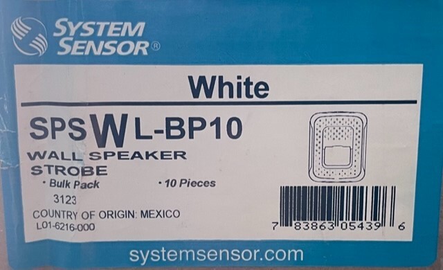 System Sensor SPSWL-BP10