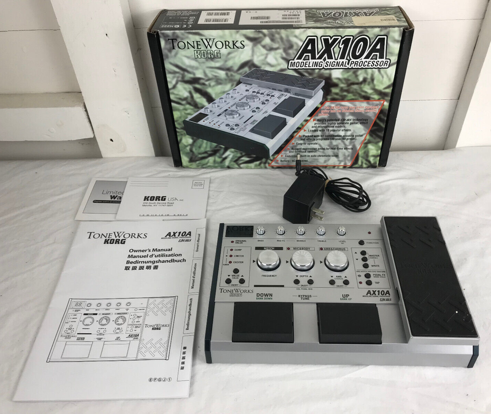 Korg ToneWorks AX10 Modeling Signal Processor w/ Original Box & Owner's Manual
