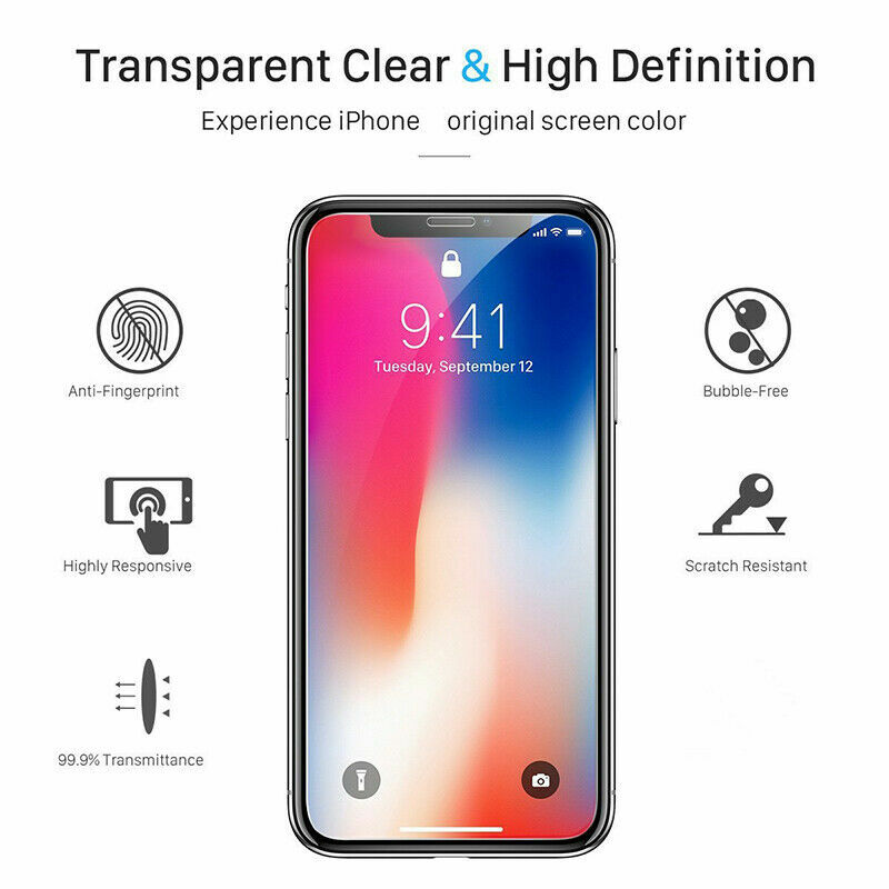 2 Pack Tempered Glass Screen Protector For iphone15 Plus / 15 Pro / 15 Pro Max
