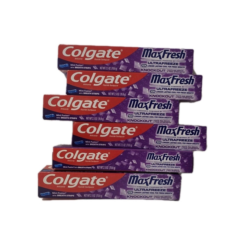 Colgate MAX FRESH Pack Of 6 2.5oz