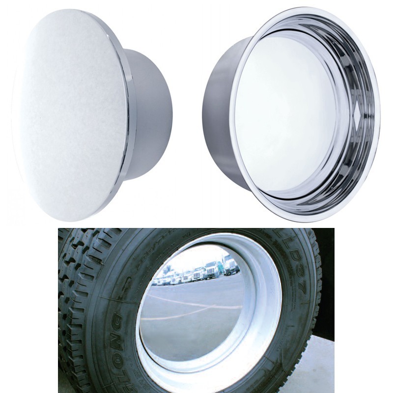 MOON Rear Axle Cover (33mm Lug Nuts) CHROME Plastic