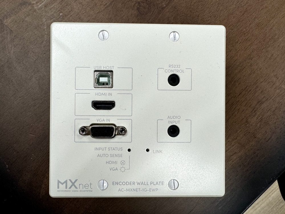 AVPro Edge AC-MXNET-1G-EWP MXNet 1G Wall Plate Encoder