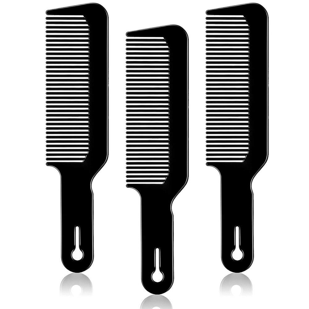 3Pack Barber Clipper Combs Flat Top Clipper Comb Hair Cutting Tools for Flattops
