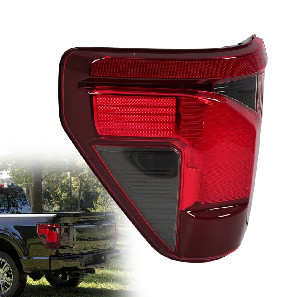 For 2024 Ford F-150 Halogen Tail Light Assembly w/Blind Spot Detection Left