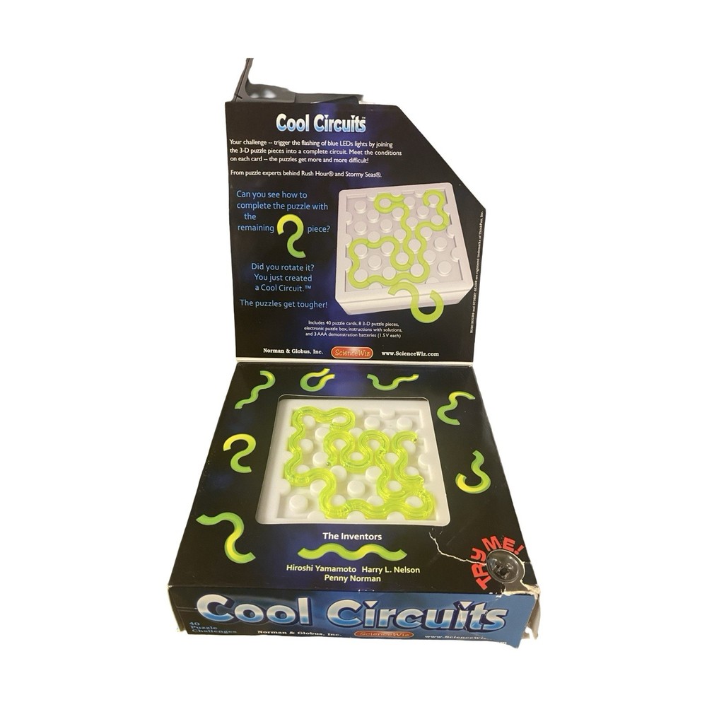 Science Wiz - Cool Circuits Puzzle Game - Working Lights & Music Complete