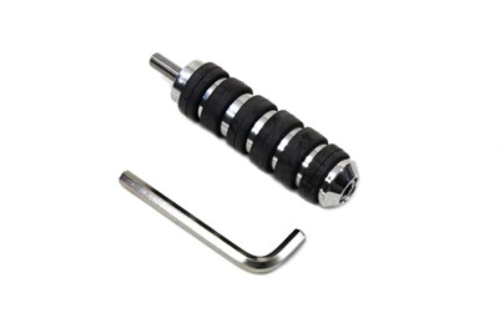 V-Factor 44126 Chrome Extended ISO Anti-Vibe Shifter Peg for Harley