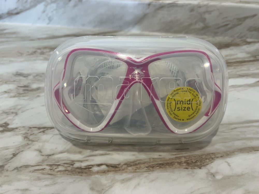 Mares X-Vision Mid 2.0 Mask - Pink/White - Open Box/Returned
