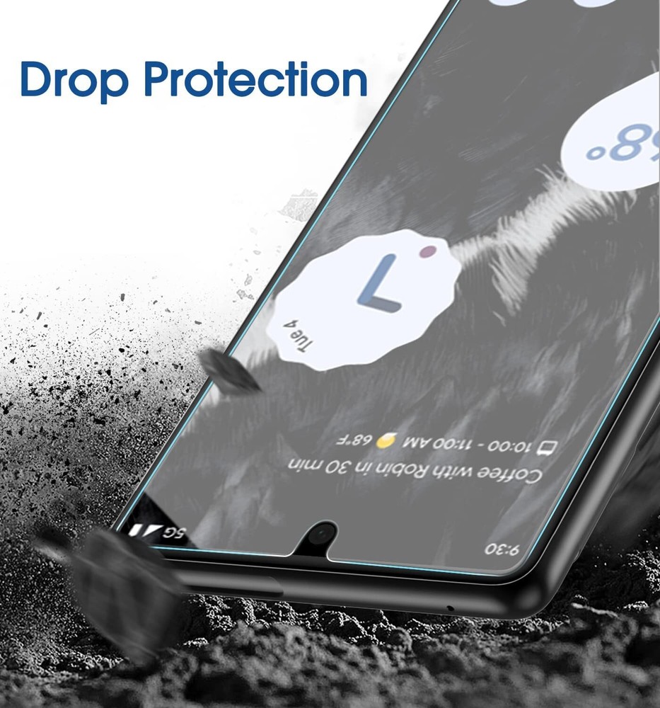 (3 pack) amFilm for Google Pixel 7- tempered glass screen protector
