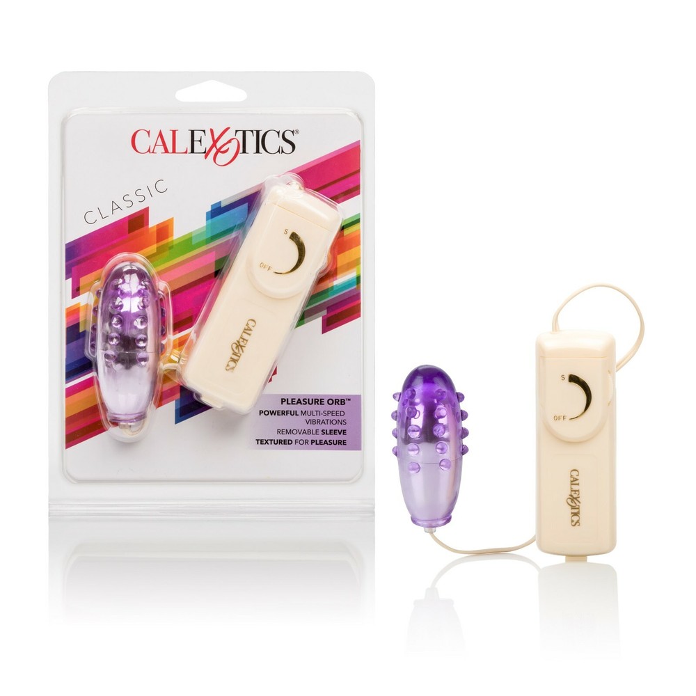 Pleasure Orb Vibrating Egg Purple Clitoral Vibrator Vibe