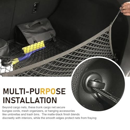 4PCS Car Cargo Net Hooks, Cargo Net Replacement Hooks, Multi-Functional Car